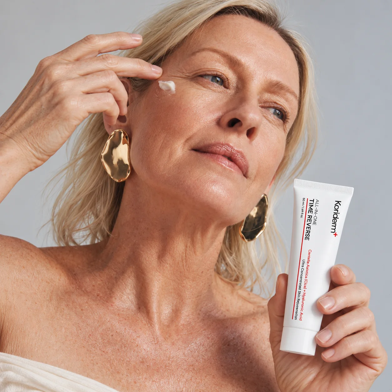 Mature glow with Koriderm cream